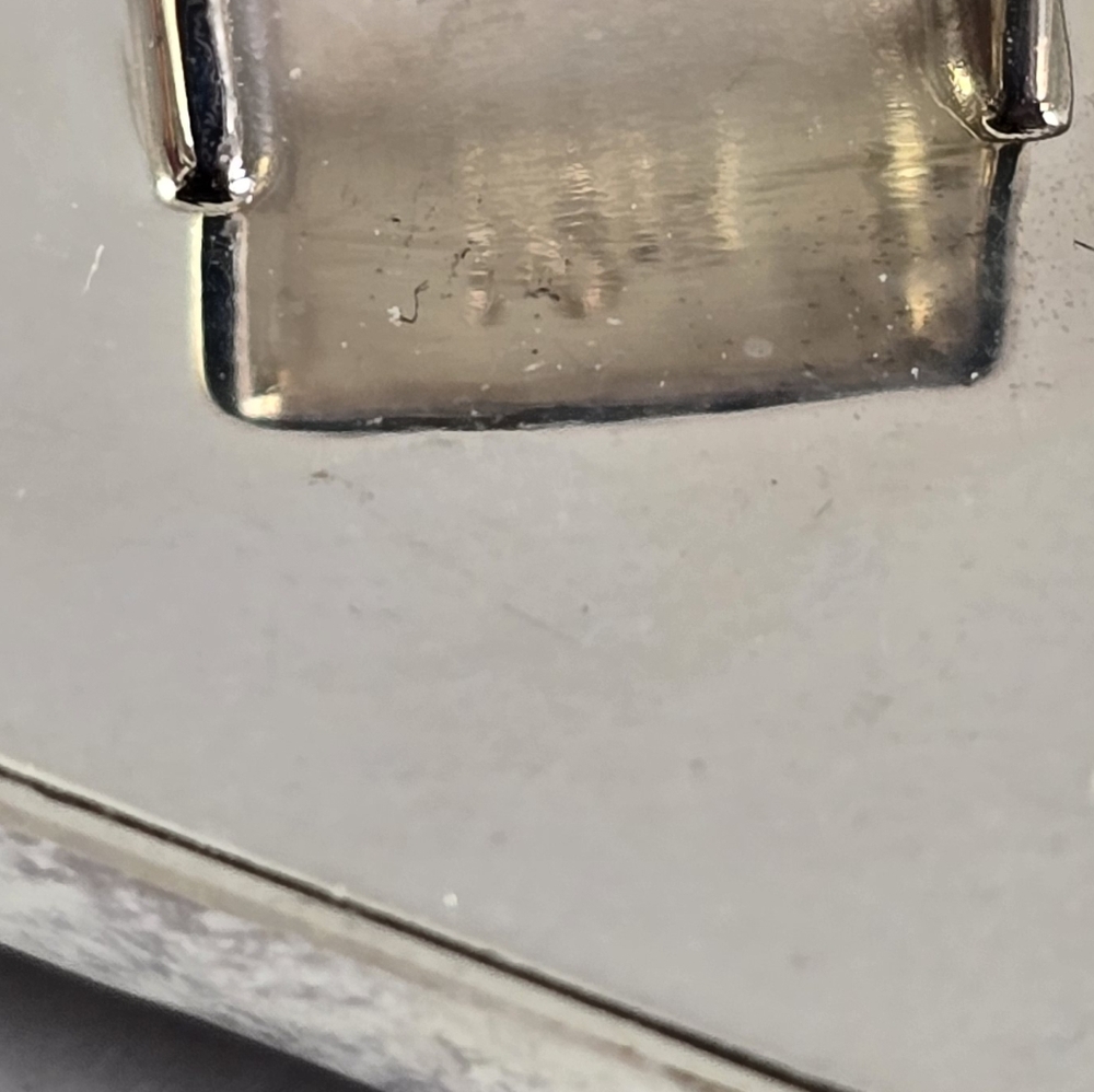 Sterling Silver 925 Triangular Stone Pendant With… - image 5